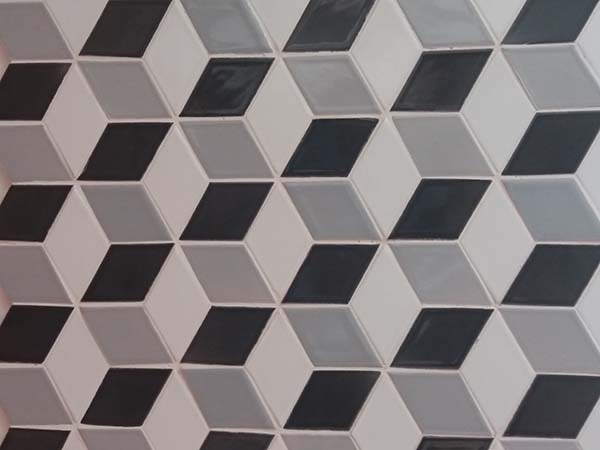 Diamond-shaped tile 75